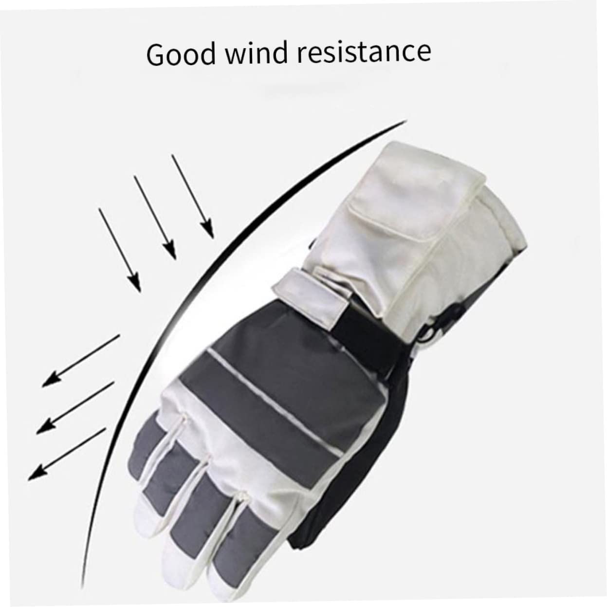 CHEWYNP Guantes térmicos de Invierno para Hombres y Mujeres - Guantes Impermeables para Pantalla táctil Guantes térmicos Antideslizantes para Senderismo Patinaje Esquí Snowboard Ciclismo y