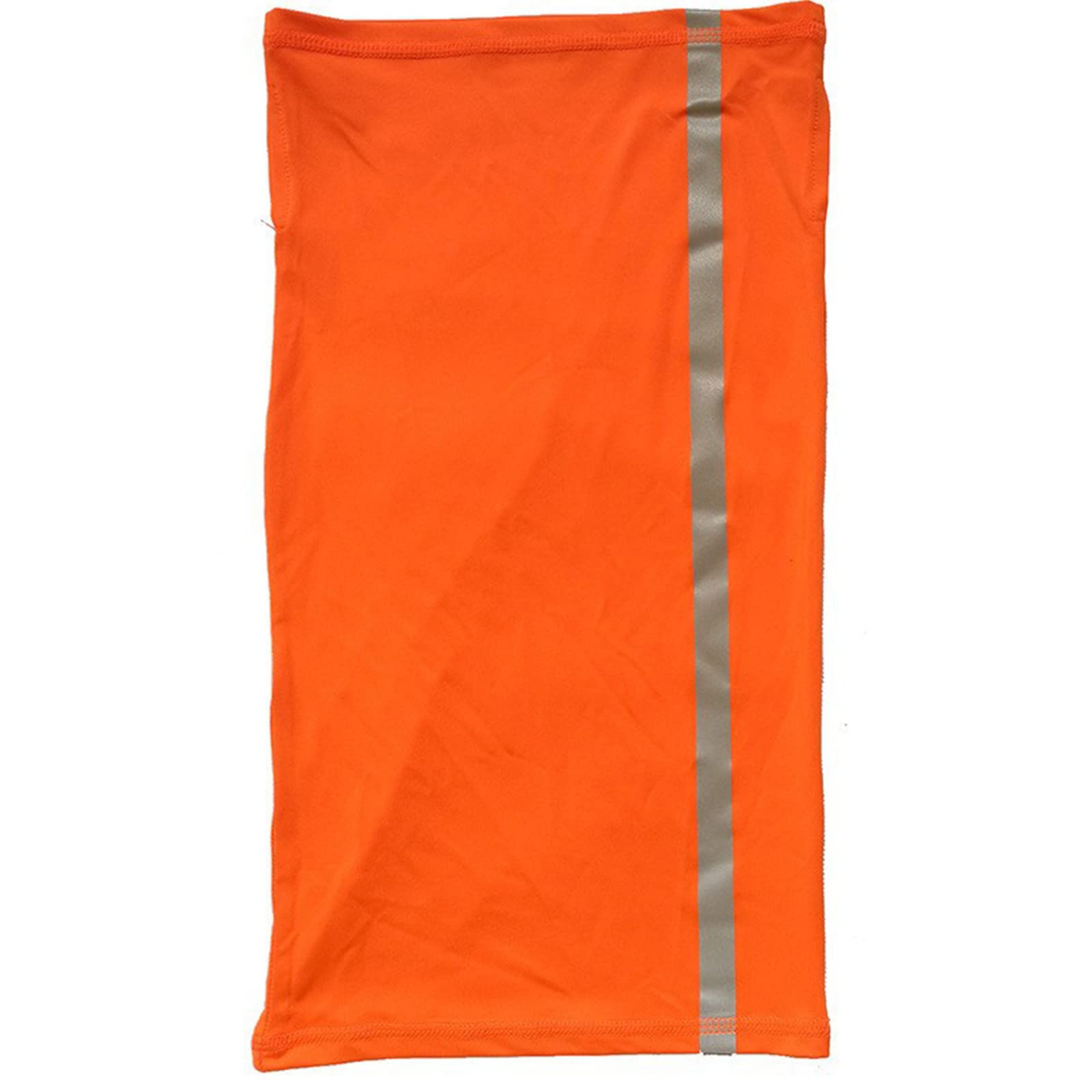 WLNEXT Reflective Bandana Neck Gaiter Visibility Reflective Face Neck Gaiter bandana Pirate Hat Turban fluorescent orange
