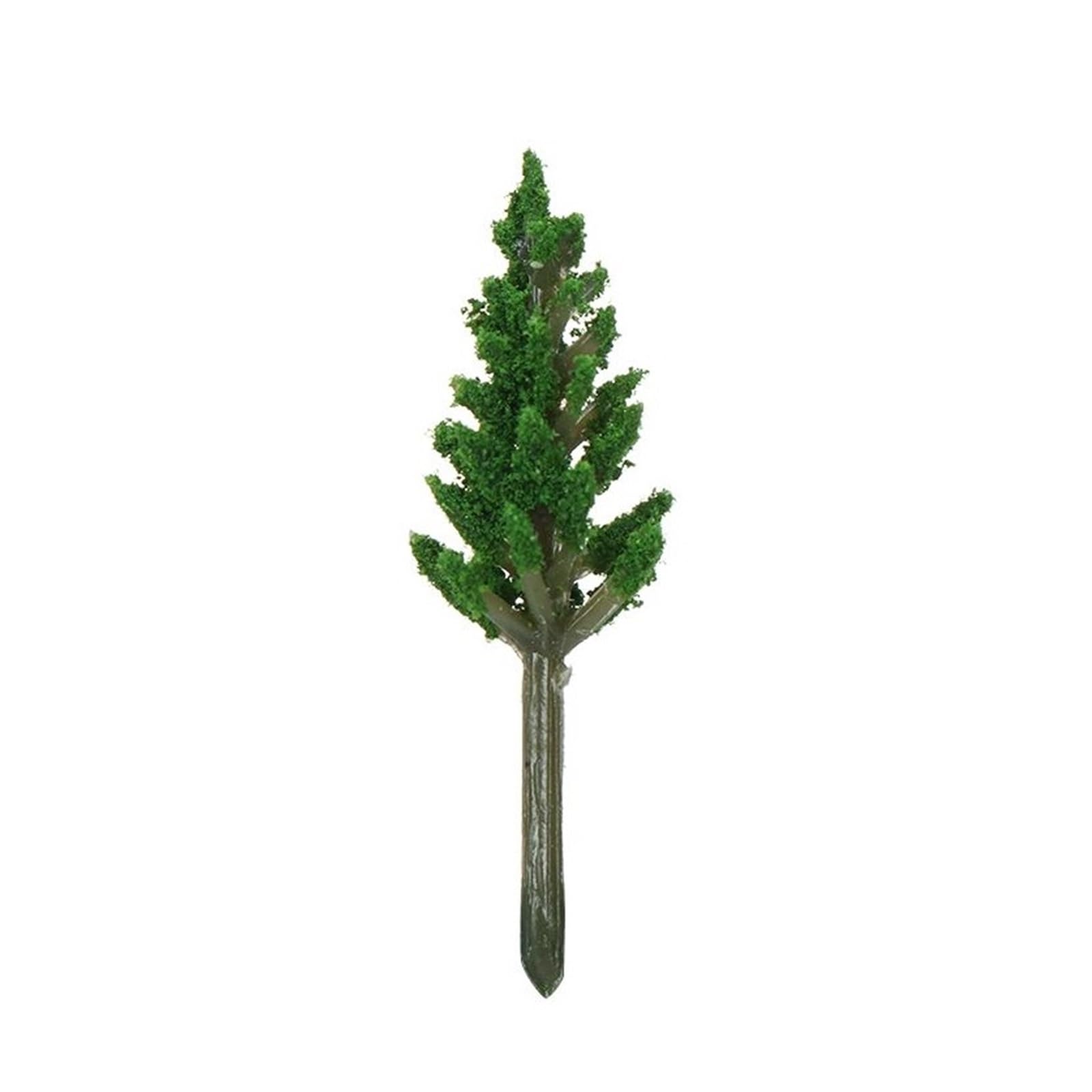 SPPEOUKJ 20Pcs 4CM Artificial Scenery Trees Miniature Flower Trees Railroad Plastic Model Building Landscape Accessories(Color-04)