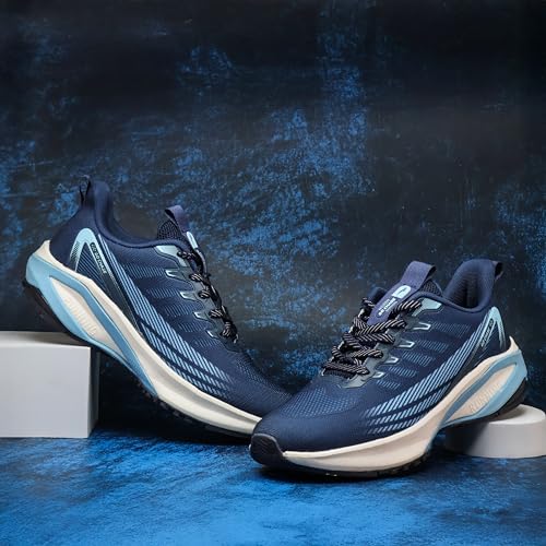 Image of ASIAN Quantum-24 Men's Running Shoes | KPU & Breathable Knit Upper, Energy Return Sole, Memory Foam Cushioning, High Grip Traction, Stylish Lightweight Sneakers