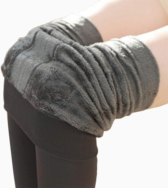 PRETYZOOM Leggings Forradas de Lã Femininas Calças Quentes de Inverno Calças Térmicas