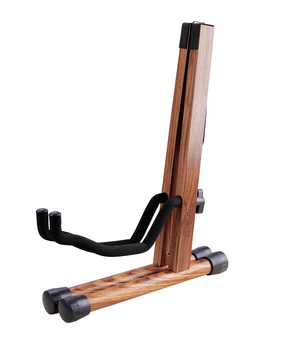 Supporto Per Chitarra Acustica e Elettrica in Legno, Pieghevole per Violoncello e Chitarra Classica