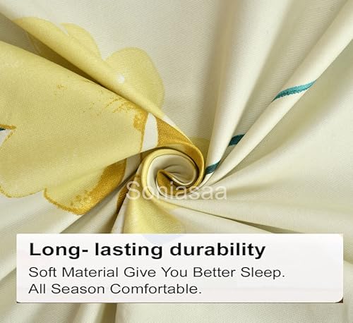 Image of 200 TC Cotton Feel All Around Elastic Fitted Bedsheet, Elastic Fitted Bedsheet King Size Bedsheet for Double Bed with 2 Pillow Covers, Size - 72 x 78 x 8 Inch Color Off White