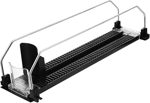 iplusmile Organizador de bebidas para nevera, dispensador de latas de refrescos autoempujable, organizador de botellas para almacenamiento de