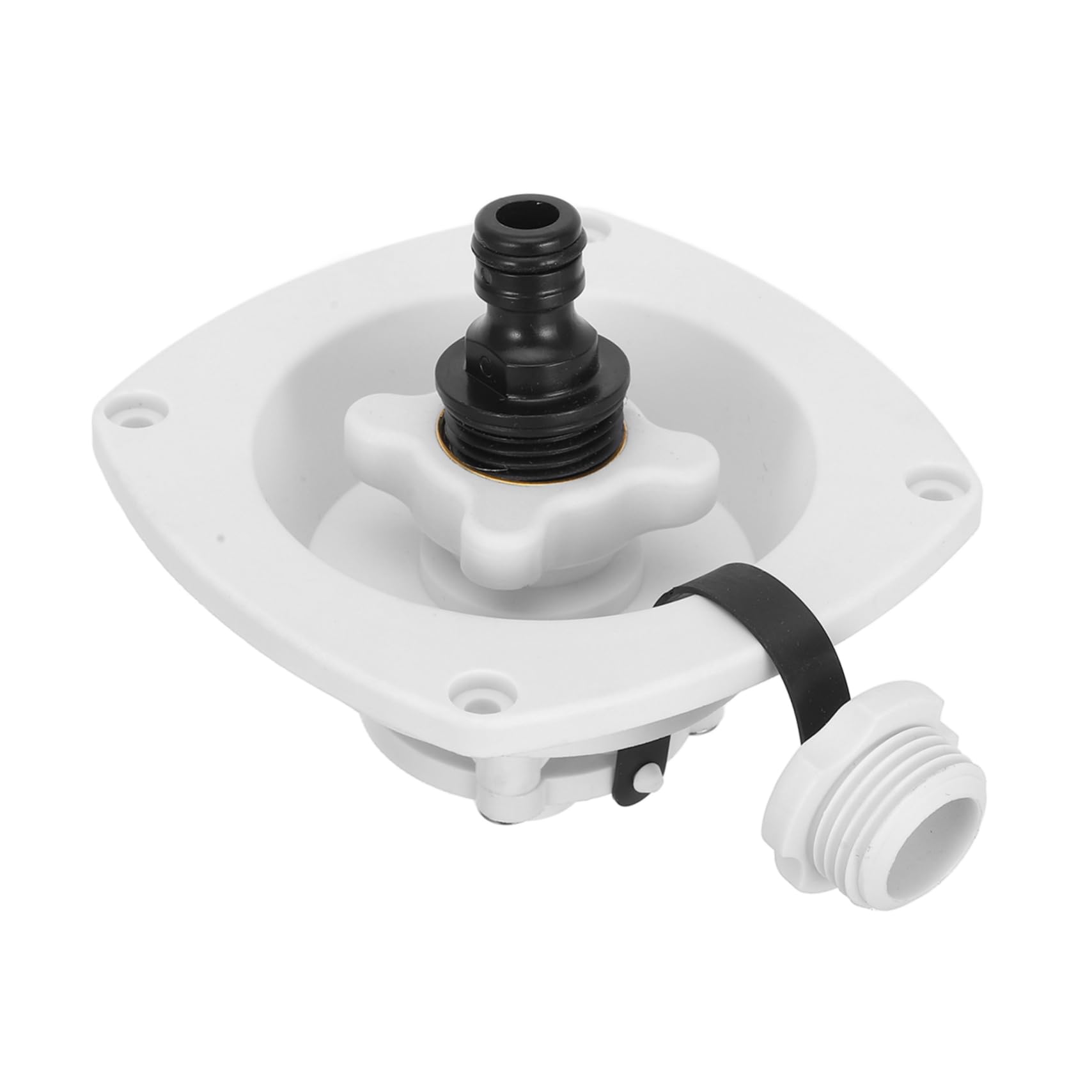 3pezzi RV Water Fill Inlet Valvola Accessorio per Camper e Barche Installazione Facile Compatibile Serbatoi per Trailer e Yacht