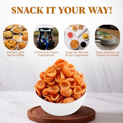Image of Panchi Soya Katori Namkeen (40g Pack of 1) Agra Special Spicy Tangy and Tasty Indian Snack Crunchy and Flavorful Perfect for Tea Time and Snacking