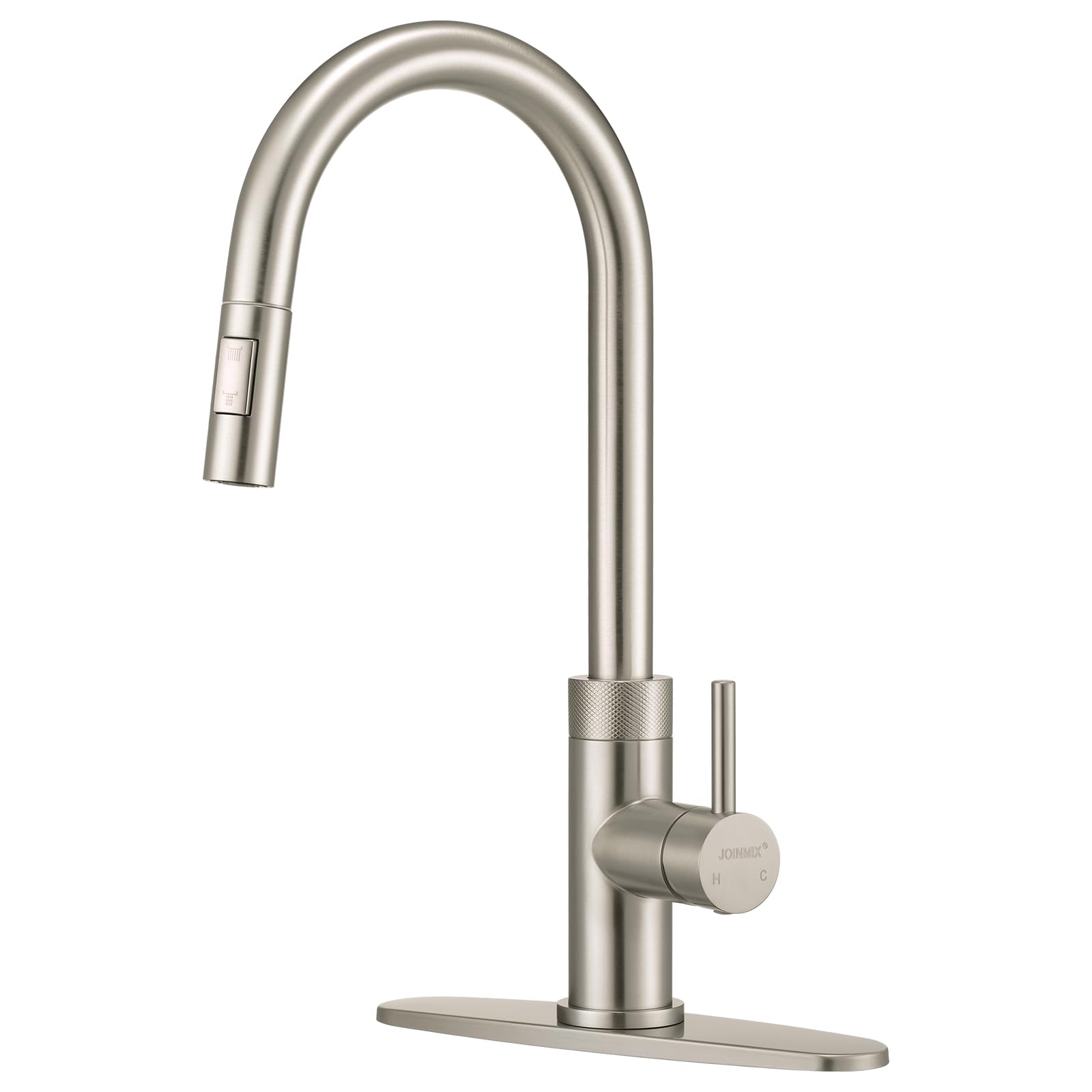 JOINMIX Brushed Nickel Kitchen Faucet