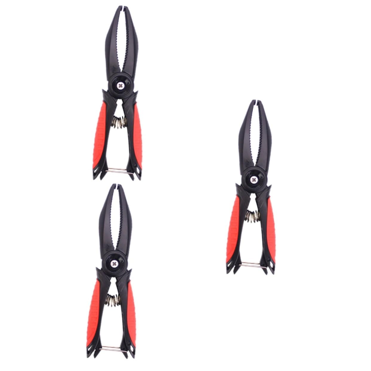 Toddmomy 3pièces Pince à Poisson Abs Avec Prise Main Antidérapante Outil De Contrôle Pour Pêcheurs Pince à Gripper Rouge Pratique Et Résistante Pour Attraper Truites Et Carnassiers