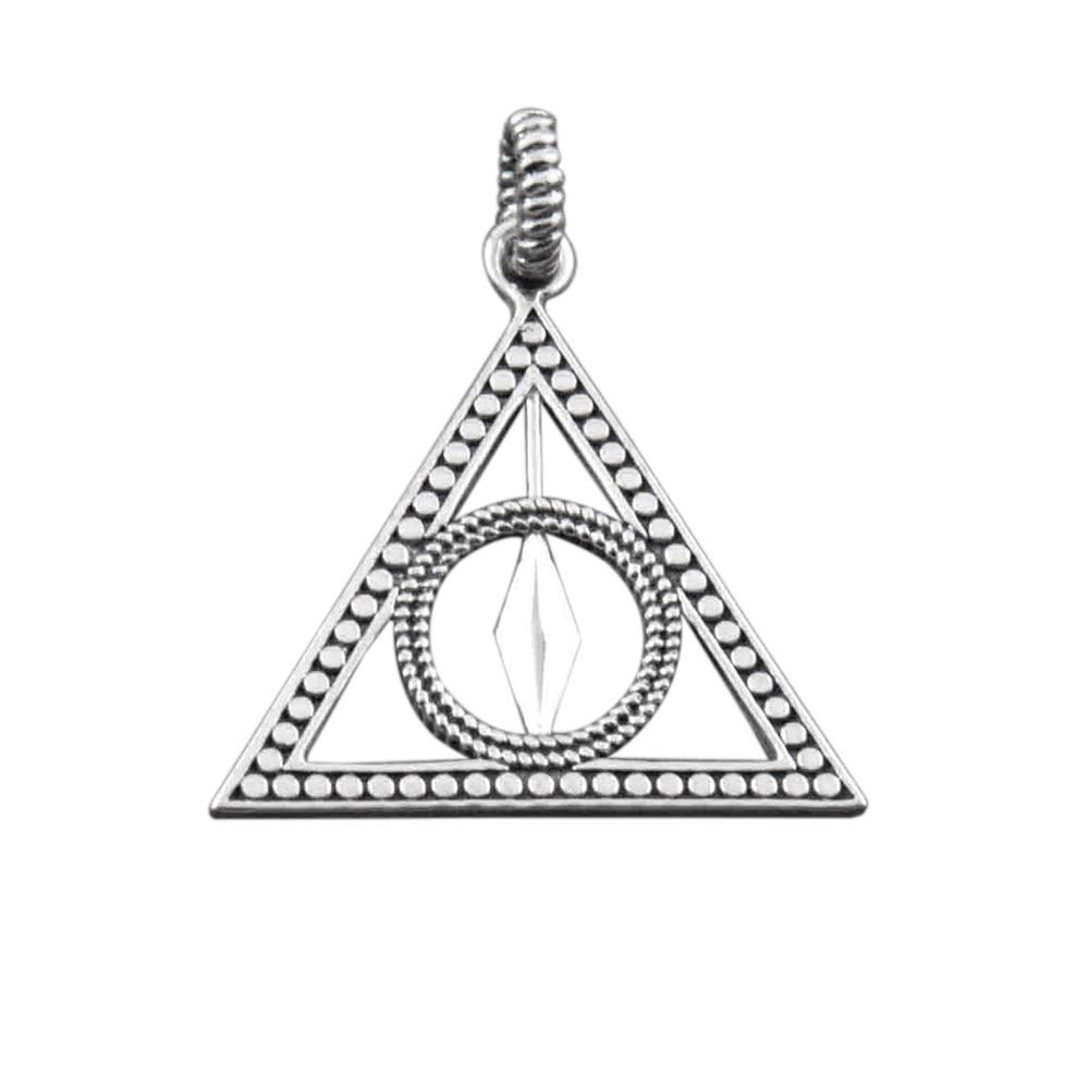 Fourseven Jewelry Pure 925 Sterling Silver Pendant | Hallows Pendant for Necklace