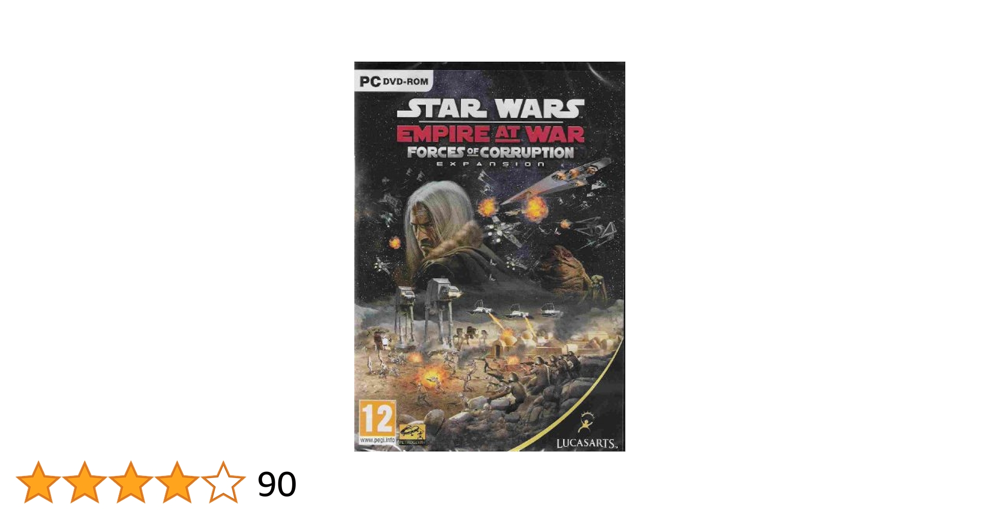 その他 STAR WARS EMPIRE AT WAR DVD Star Wars Empire At War Gold Pack PC DVD Game with Expansion