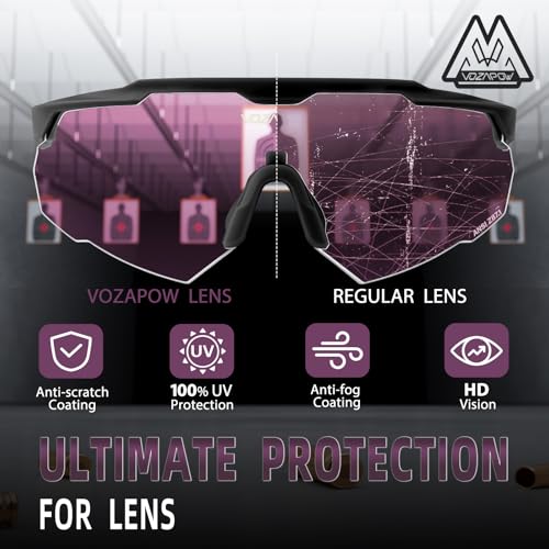 Image of Shooting Glasses Anti Fog with High Definition Lenses, ANSI Z87+ Certified Tactical Safety Glasses for Men Women