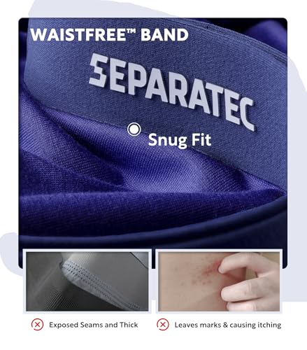 Separatec Mens Seamless Waistband Boxer Briefs Rayon Made from Bamboo Soft Breathable Underwear for Men 4 Pack3