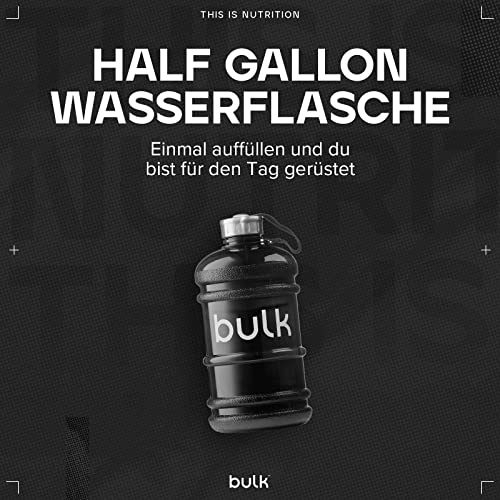 Bulk Half Gallon Wasserflasche, Sport Trinkflasche, Metallischem Schwarz, 2.2 Liter - Image 3
