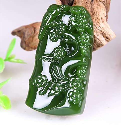 Pendentif jade vert authentique pour éviter les imitations amulette