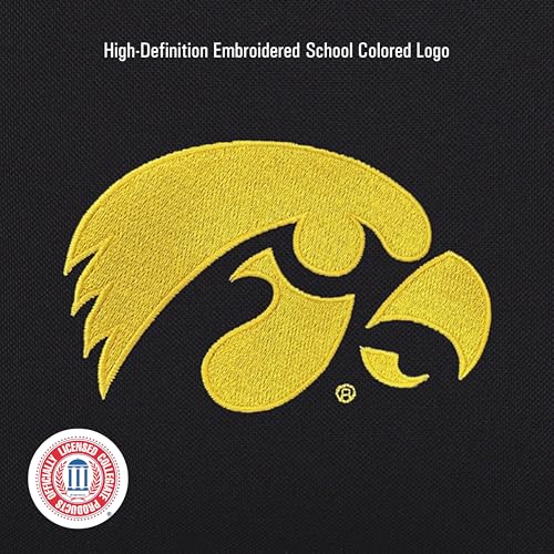 Image of JanSport NCAA Officially Licensed Backpack, Iowa Hawkeyes, Superbreak Plus with Padded 15'' Laptop Sleeve, Spacious Computer Bag for Men & Women, Durable Daypack with Bottle Pocket, Black