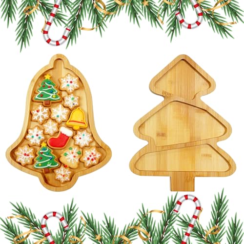 FainFun Christmas Plates, Weihnachtsteller für Süßigkeiten,...
