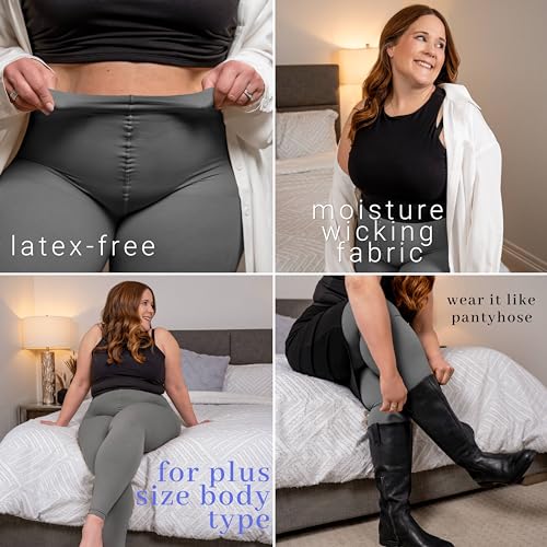 Image of ABSOLUTE SUPPORT Plus Size Compression Stockings for Women 20-30 mmHg, Improve Legs Circulation, Swelling & Pain, A717PS