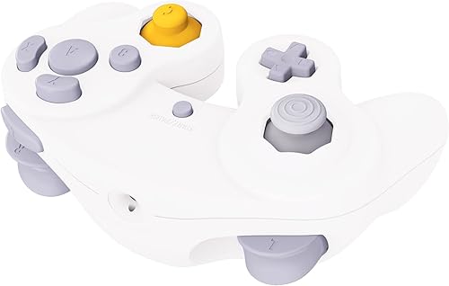 Miniatura 9 de eXtremeRate Placa trasera blanca para Nintendo Gamecube Controller, cubierta de repuesto de agarre suave al tacto con botones para Nintendo Gamecube