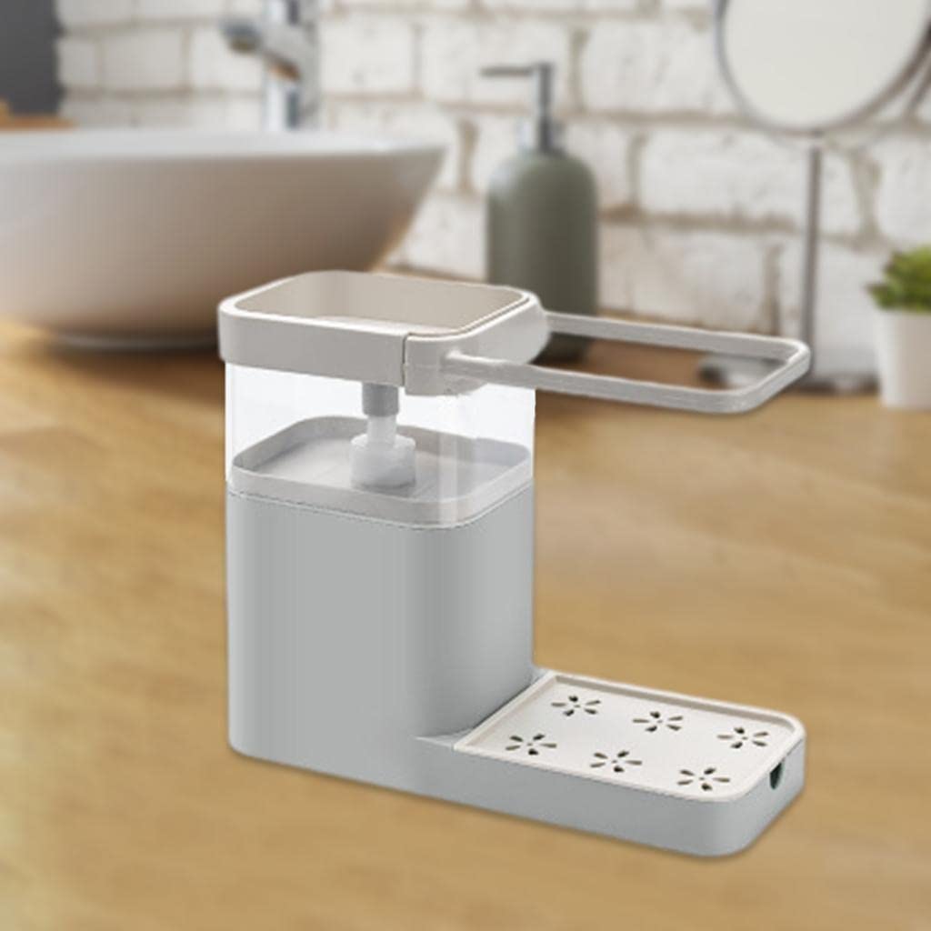 Dispenser sapone cucina, dosatore sapone cucina per piatti con porta