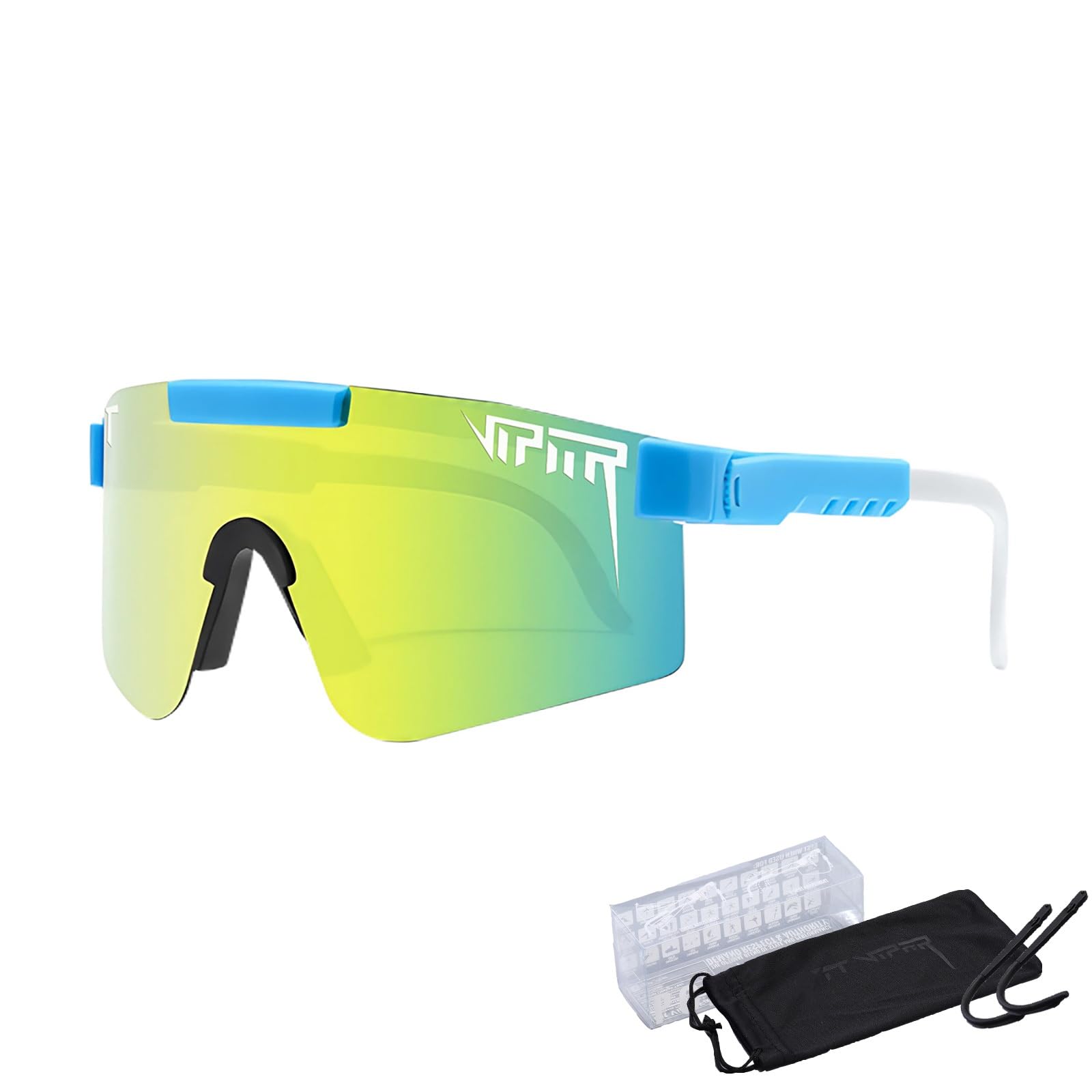 P-V Polarized Sports Sunglasses For Men Women Cycling Glasses Sports Sunglasses UV400 Protection Bike Sun Glasses