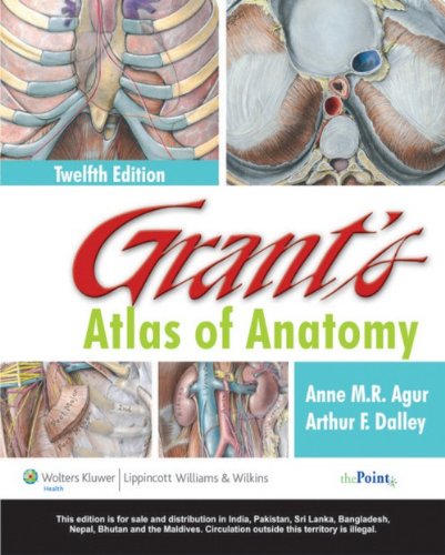 Grant's Atlas Of Anatomy, 12E 8184730608 Book Cover