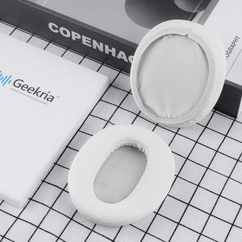 Cojines de repuesto Geekria para auriculares Sony WH-CH700N/ CH710N/ CH720N, almohadillas de reparación (Blanco) miniatura 5