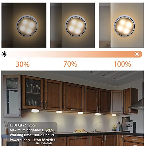 Bawoo Luci Armadio RGB LED Luce Notturna 6PCS