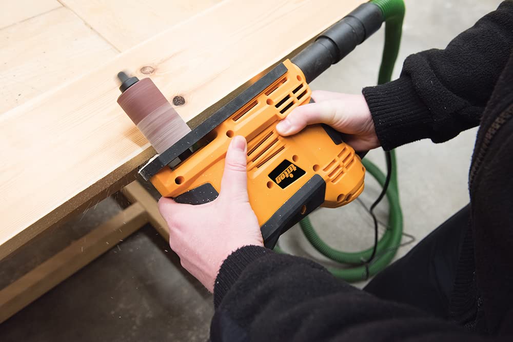 Triton 949538 Ponceuse à cylindre oscillant compacte, 650 W, Orange