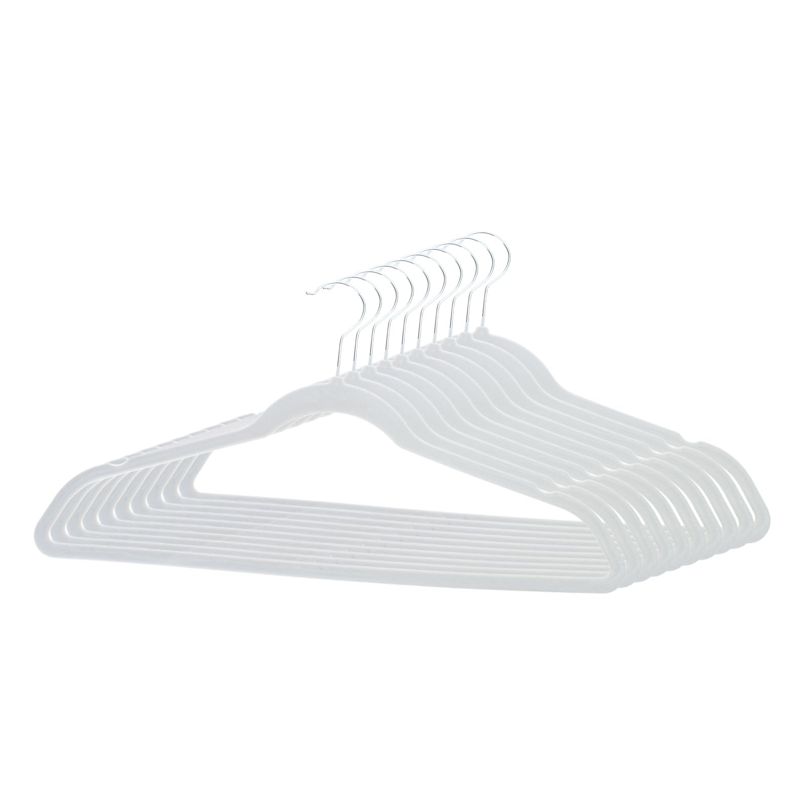 10Pcs Non Slip Clothes Hangers Rotatable Anti-Slip Laundry Hanger Supplies for Bedroom Dormitory Closet Wardrobe Closet Clothes Hangers Rack