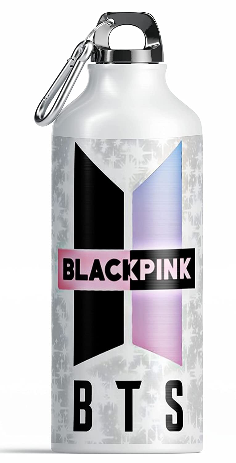 BTS Bangtan Boys Vogue Printed Aluminium Sports Sipper (750 ml) Music Band V Suga J-Hope Jungkook Jin Jimin Rm BTS Signature Army Best Gift for BTS Lovers Water Bottle Pack of 1(NBTSSIP-08)