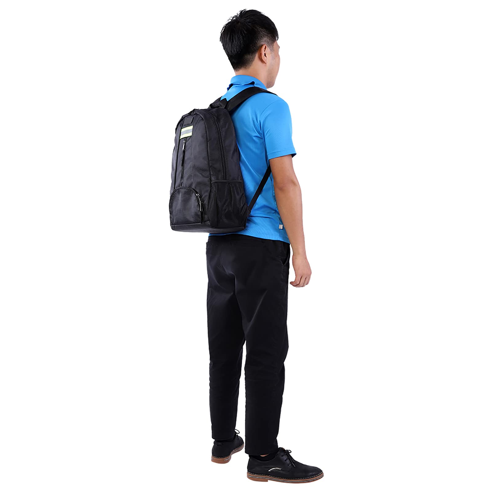 Borsa per Attrezzi , Zaino per Attrezzi 1680D Zaino da Lavoro in Tessuto Oxford Zaino per Attrezzi in Tessuto per Elettricista Idraulico Riparatore(Nero)