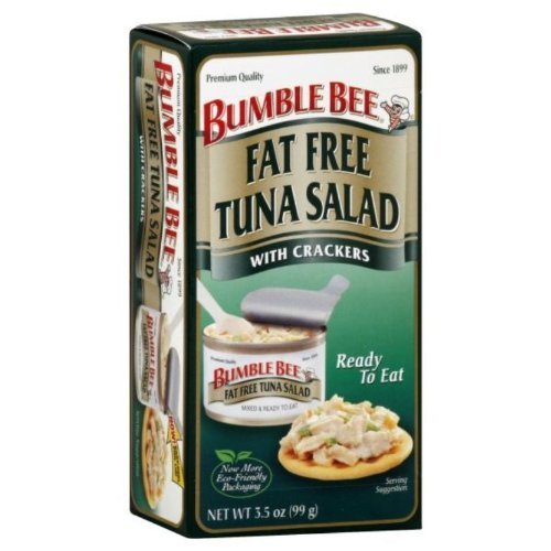 Bumble Bee, ensalada de atún sin grasa con bocadillos de galletas, caja de 3.5 onzas (paquete de 5)