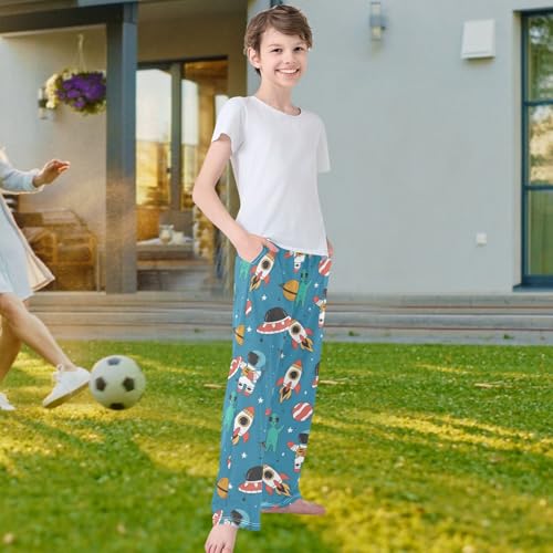 visesunny Boys Joggers Pant Long Bottoms Sweatpants Soft Funny Pattern Printed Loung Trousers with Pockets Size S-XL4