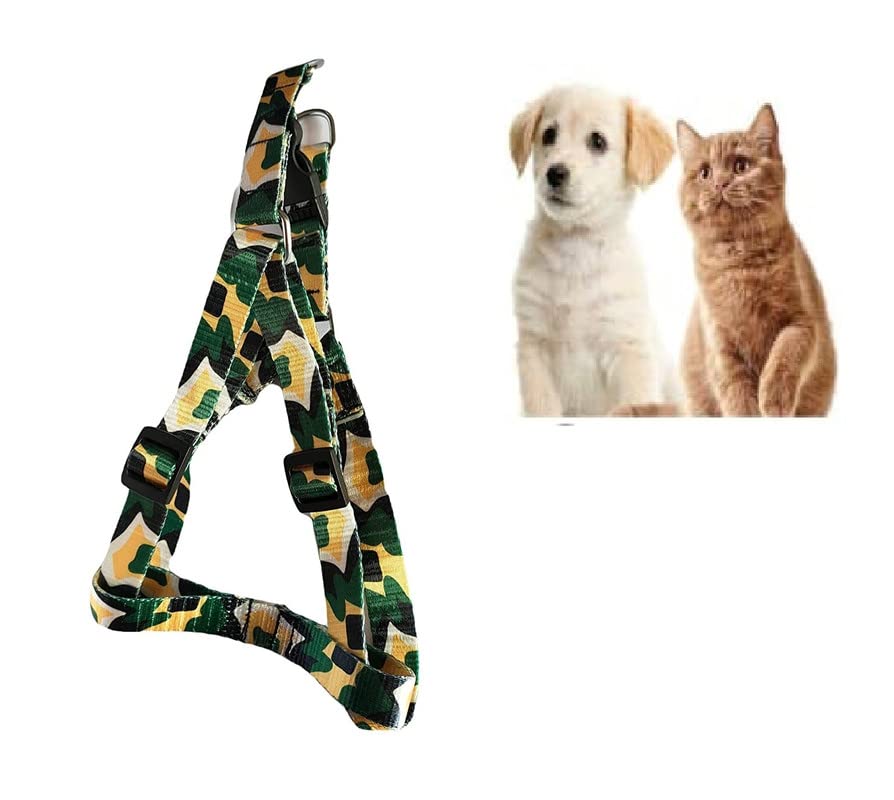 Dog Trust Printed Nylon Harness for Dogs & Puppies, Suitable for 2-7kg for Adult Medium Dogs (Size - 15mm Medium) (B09XXT8H1X) Amazon Price History, Amazon Price Tracker
