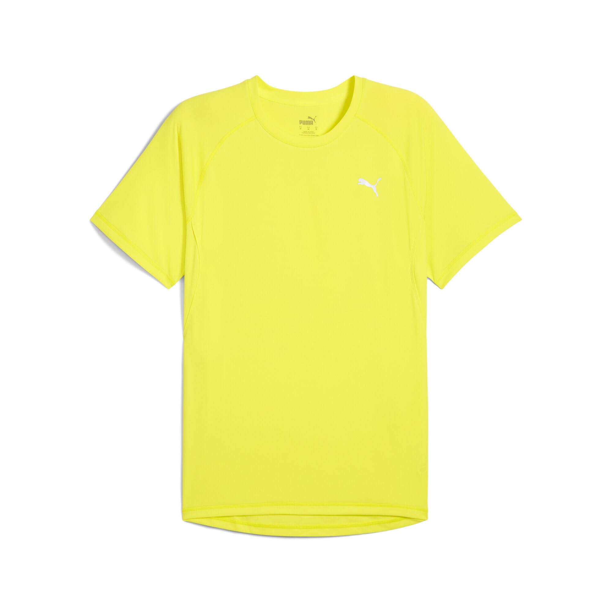 PUMA Men's Velocity Running T-Shirt, Lemon Sherbert Yellow, XL