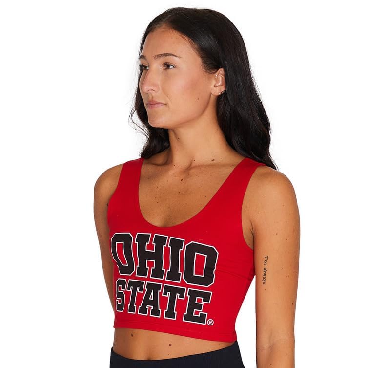 Image of Lojobands Women's College Gameday Outfit Tank Top Tailgate Crop Top One Size Fits Most
