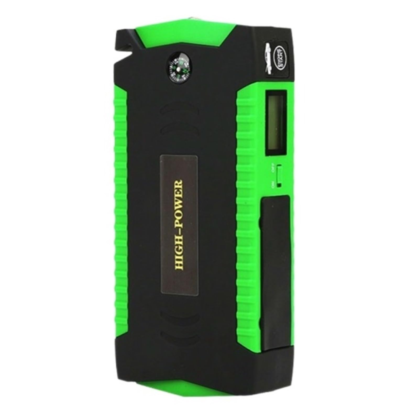 Awaryjna Ładowarka Samochodowa 16000mAh Urządzenie Do Awaryjnego Uruchamiania Power Bank 12V Przenośne Urządzenie Rozruchowe Do Benzyny Diesel Booster(Green)