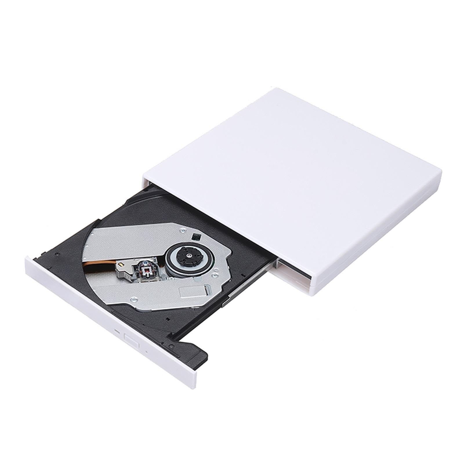 3 Pezzi Dvd Rom unità Ottica Esterna USB 2.0 CD-RW Lettore Brander Lettore Sottile registratore registratore for Computer Portatile per Viaggi, attività all'aperto, Famiglia