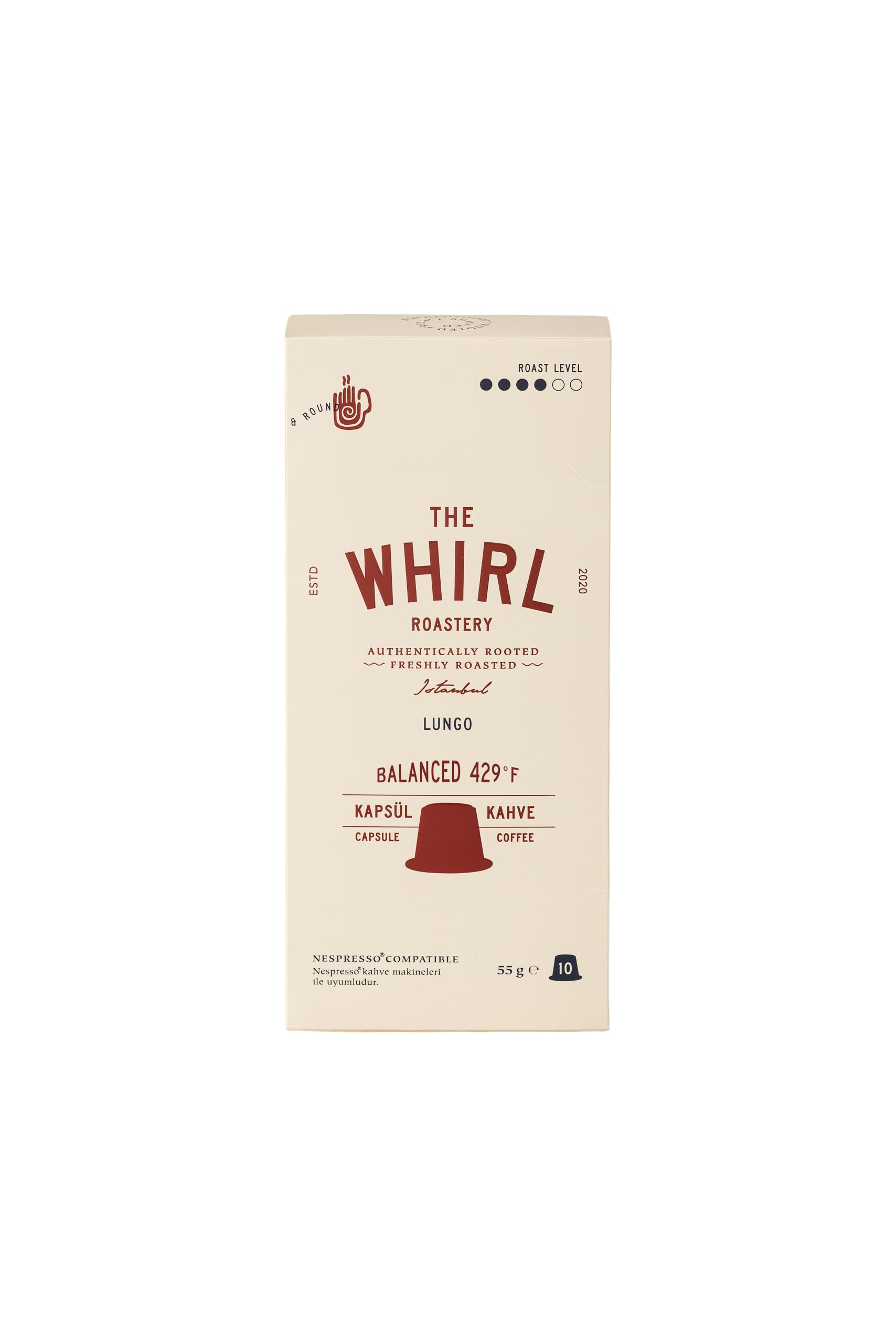 The WHIRL Espresso Lungo Balanced Kapsül 55 G