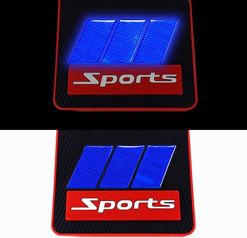 Miniatura 3 de 4 piezas de guardabarros para coche deportivo con herrajes para la parte delantera y trasera del coche, sin colisión, con protección contra