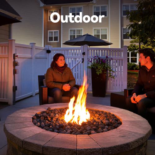 Image of Pulovin 10lbs Lava Rocks for Fire Pit, 1 inch-2 inch Black Propane Fire Pit Rocks