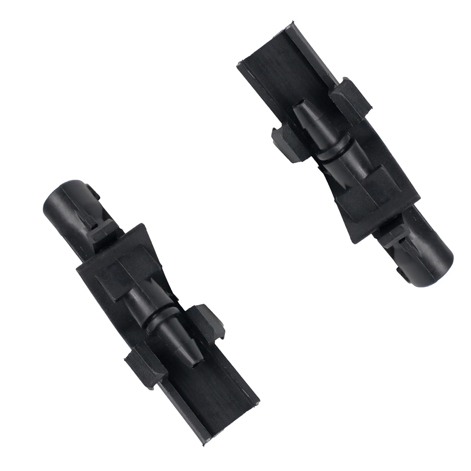 Xurison Black 2Pcs Washer Jets For Honda Civic Cr-V Hr-V 2022 2021 2020 2019 2018 2017,Front Windscreen Washer Jet Nozzles,Nozzle Sprayers Wiper Windshield Washer Car Replacement Accessories,Replaces Oe 76810Tp6a01