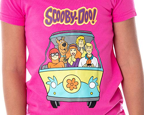 INTIMO Scooby Doo Girls' Mystery Machine And Gang Shirt And Pants 2 PC Pajama Set3