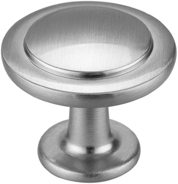 homdiy 12Pack Brushed Nickel Knobs Nickel Drawer Knobs, Modern