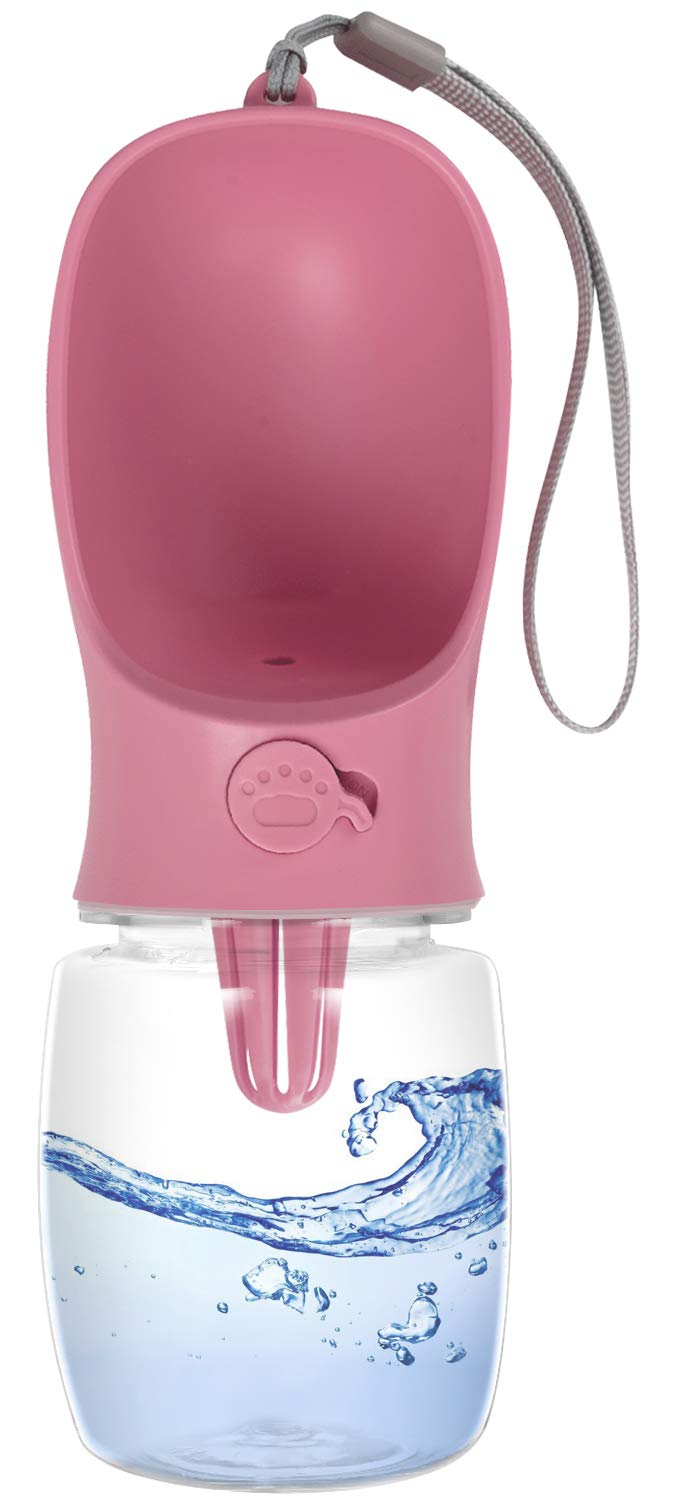 Amazon | LINECY 犬 みずのみ器 350ml ペットボトル ウォーターボトル