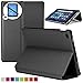 Produktbild Forefront Cases Amazon Fire HD 8 Tablet 2016 Modell Hülle Schutzhülle Tasche Smart Case Cover Stand - Ultra Dünn Leicht Rundum-Geräteschutz - Smart Schlaf Wach + Stift & Displayschutz (SCHWARZ)