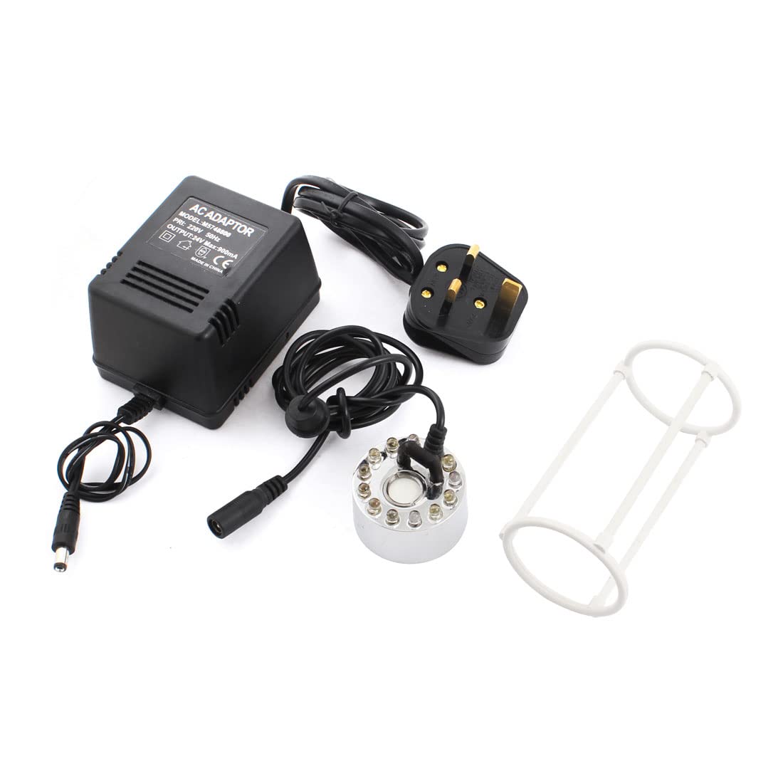AC suitablevoltageV UK Plug Round Shape 6-Mode LED Ultrasonic Mist Maker Fogger (SN: b64 b49 7ff 54e 155)-image-14