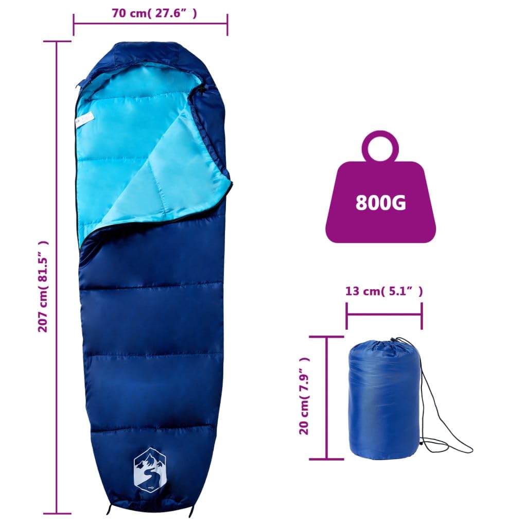 Mangloder - Saco de dormir con capucha para adultos, ligero, aislante, impermeable, ideal para senderismo, trekking, tienda de campaña, cabaña, festival, viaje