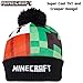 Minecraft Winter Set for Boys, Teens, 3 Piece Hat Scarf Gloves or 2 Piece Gloves & Hat, Winter Accessories, Gifts for Boys (6-14 Years, Green/Red Minecraft, 3 Pcs)