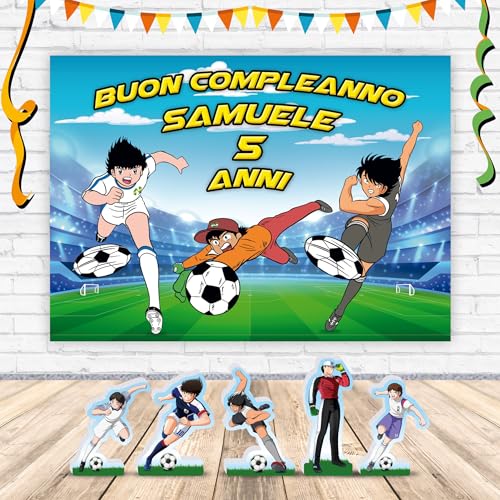 Personalizza il tuo striscione con nome del bambino e anni che compie.